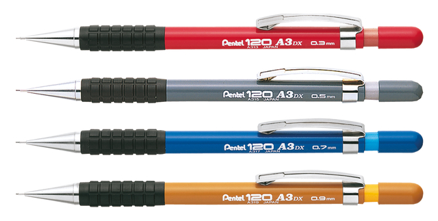 Portemine Pentel A317 HB 0,7mm bleu