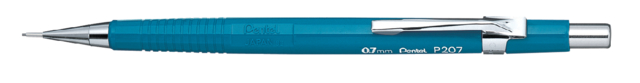 Vulpotlood Pentel P207 HB 0.7mm blauw