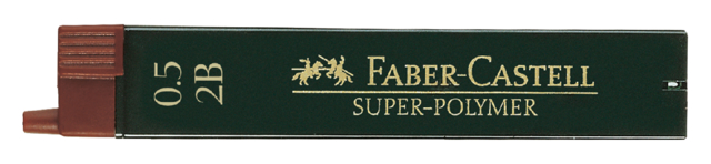 Mine Faber-Castell 2B 0,5mm Super-polymer tube 12 mines