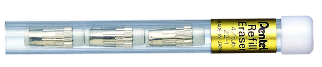 Gomme de réserve Pentel Z2-1 pour portemine étui 4 gommes