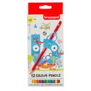 Crayon de couleur Bruynzeel Kids set 12 couleurs