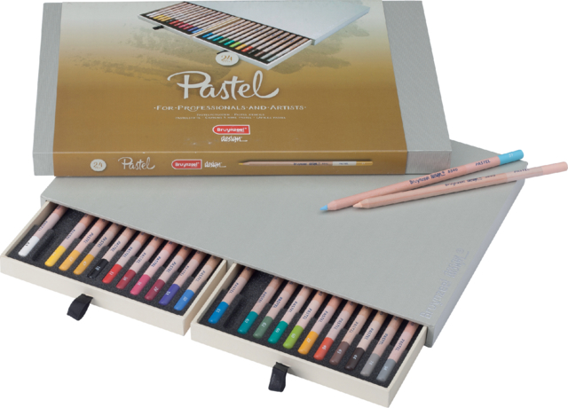 Pastelpotlood Bruynzeel Design set á 24 stuks assorti