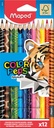 Crayon de couleur Maped Color'Peps Animals set 12 couleurs