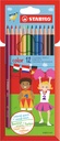 Kleurpotloden STABILO 979 color assorti kartonnen etui à 12 stuks