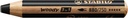 Crayons de couleur STABILO 880 woody 3-en-1 multi-usages noir