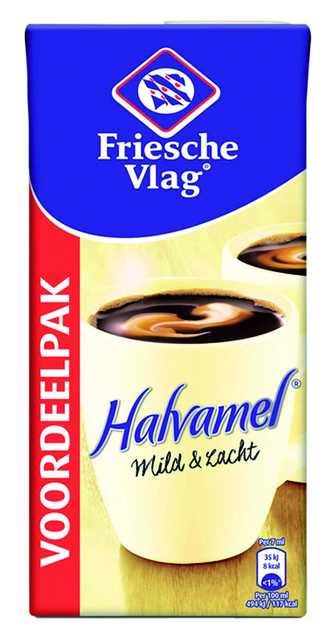 Koffiemelk Friesche Vlag halvamel 930ml