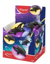 Taille-crayon Maped Galatic 1 trou présentoir 24 pièces assorti