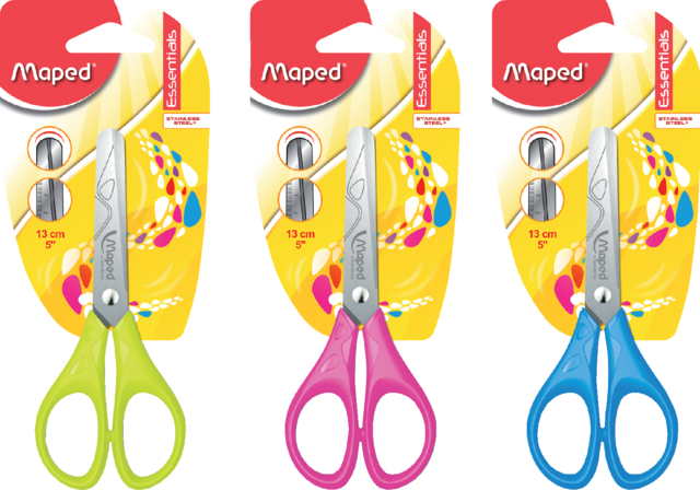 Ciseaux enfant Maped Essentials 13cm assorti