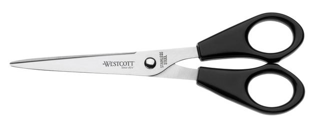 Ciseaux Westcott 155mm inox manche plastique