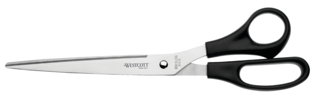 Kantoorschaar Westcott 260mm met kunststof grip rvs