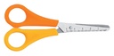 Kinderschaar Westcott 130mm ronde punt linkshandig geel/oranje