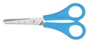 Kinderschaar Westcott 130mm rechtshandig ronde punt lichtblauw