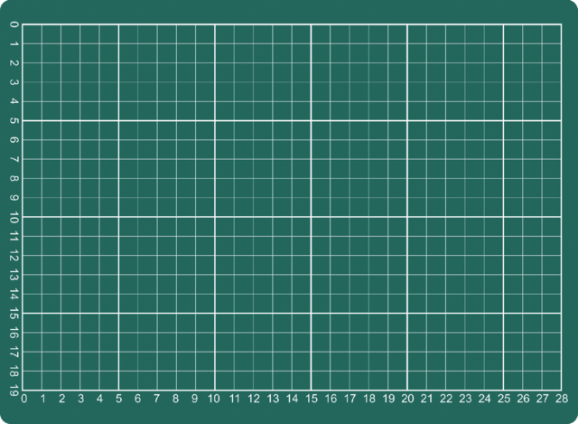 Snijmat A4 300x220mm groen