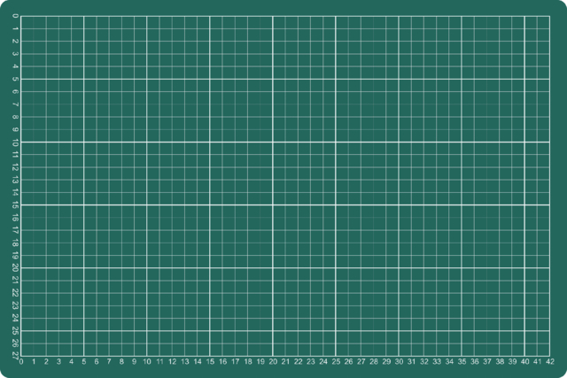 Snijmat A3 450X300mm groen