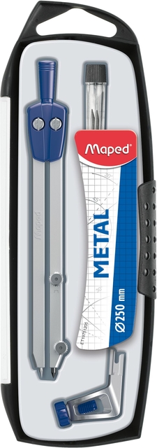 Compas Maped Start 3 parties bleu