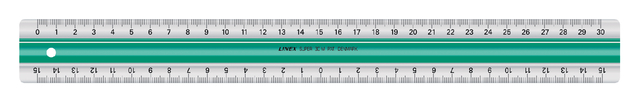 Règle Linex Super S30 300mm transparent