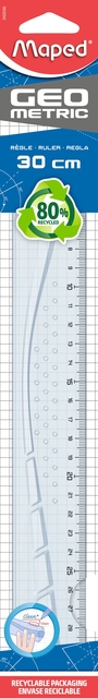Règle Maped Geometric 30cm transparent