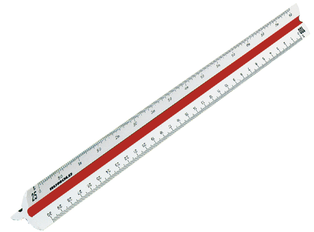 Echelle de réduction Rumold 150/30 2 1:20/25/33.33/50/75/100