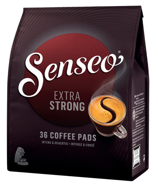 Koffiepads Douwe Egberts Senseo extra strong 36 stuks