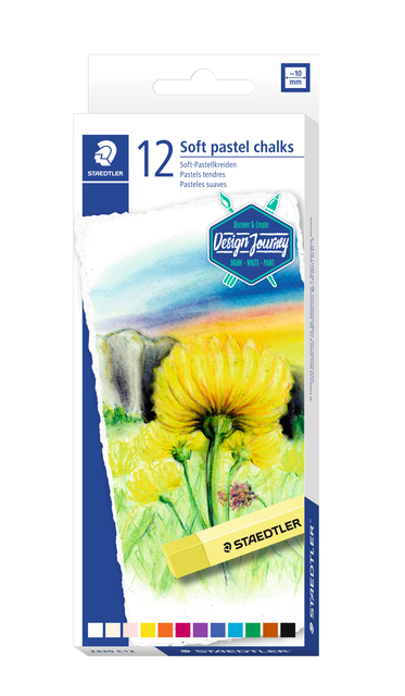 Craie pastel Staedtler Karat douce assorti 12 pièces