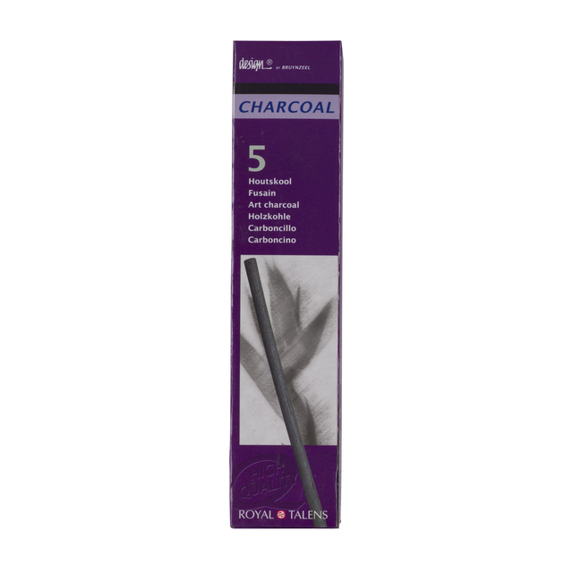 Houtskool Bruynzeel Design set à 5 stuks