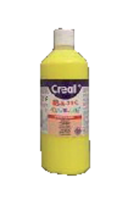 Gouache Creall Basic jaune primaire 500ml