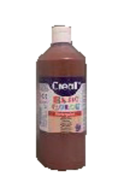 Gouache Creall Basic marron foncé 500ml