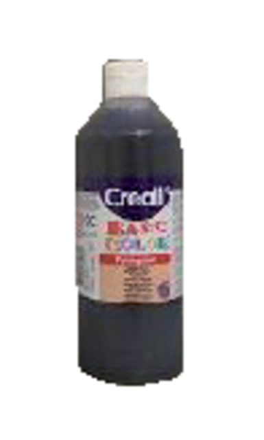 Gouache Creall Basic noir 500ml