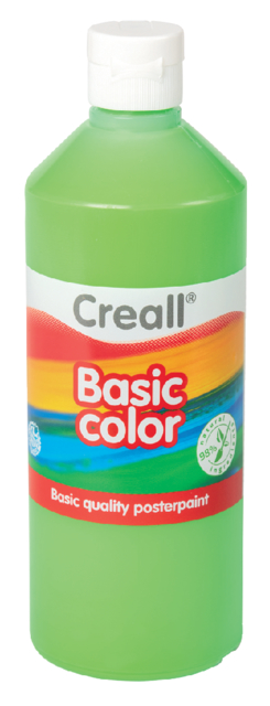 Plakkaatverf Creall basic lichtgroen 500ml