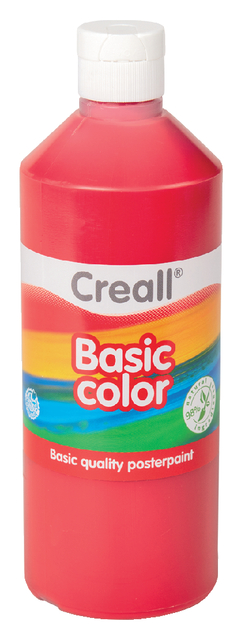 Gouache Creall Basic rouge foncé 500ml