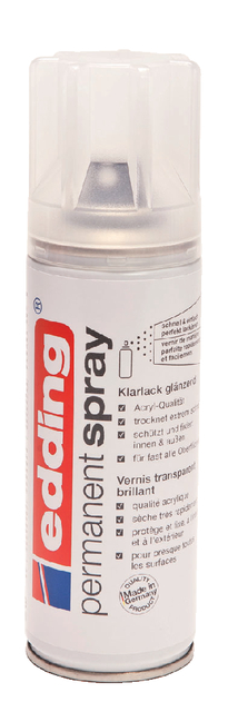 Spray peinture edding 5200 permanent incolore mat