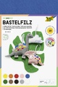 Vilt Folia 20x30cm 150gr 10 vel assorti kleuren