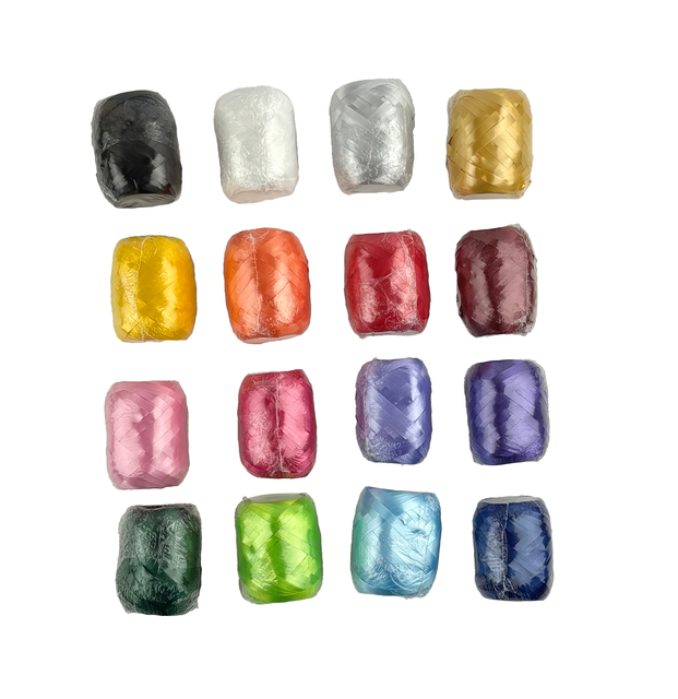 Ruban cadeau 20mx5mm 125 pièces assorti