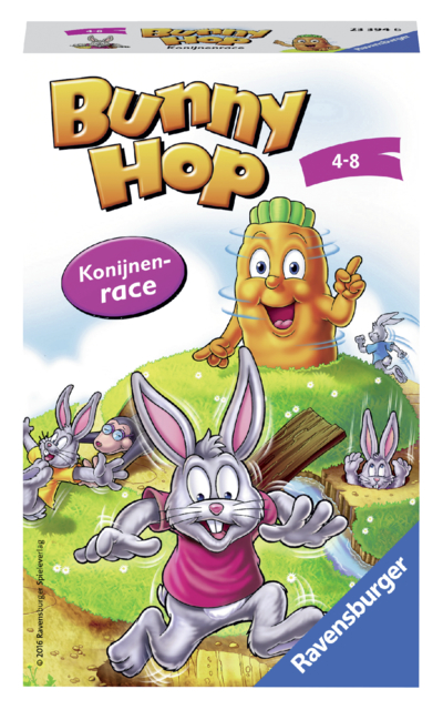 Spel Ravensburger Bunny Hop konijnenrace