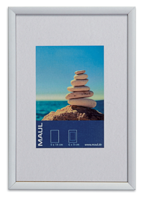 Cadre photo MAUL Design 10x15cm aluminium cadre argent