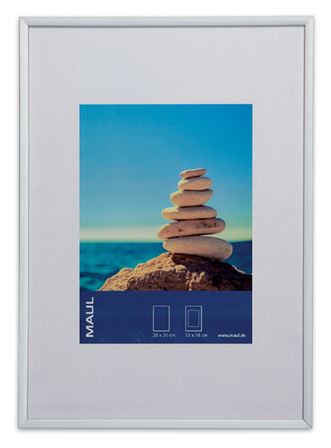 Cadre photo MAUL Design 21x30cm aluminium cadre argent