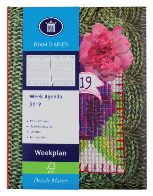 Agenda 2025 Ryam Weekplan limited edition 7dagen/2pagina''s assorti