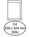 Envelop Quantore akte C4 229x324mm wit 250 stuks
