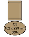 Envelop Quantore akte C5 162x229mm bruinkraft 90g/m² 500 stuks