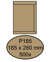 Envelop Quantore akte P185 185x280mm bruinkraft 500 stuks