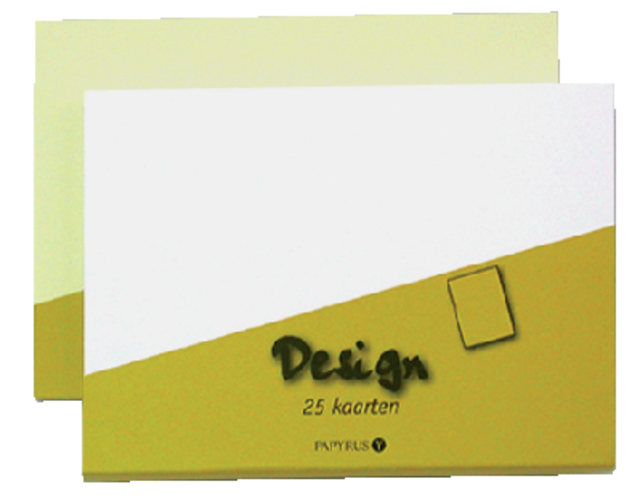 Cartes simples Papyrus 105x148mm Blanc