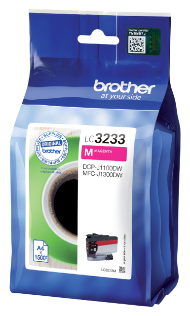 Cartouche d''encre Brother LC-3233M rouge