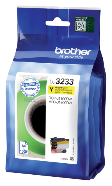 Cartouche d''encre Brother LC-3233Y jaune