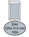 Envelop Quantore bordrug EA4 220x312mm zelfklevend wit 100 stuks