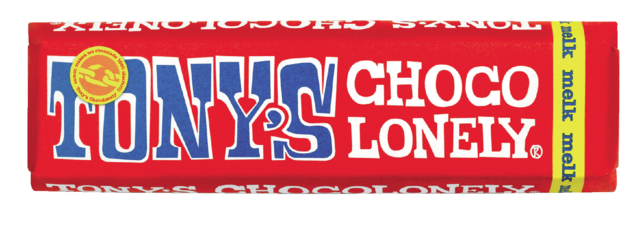 Chocolade Tony's Chocolonely melk reep 50gr