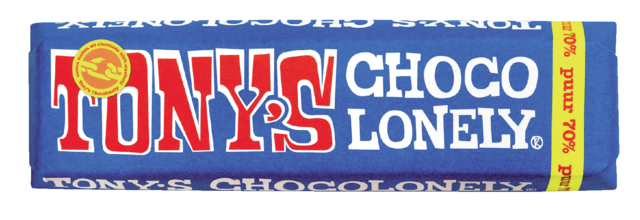 Chocolade Tony's Chocolonely puur reep 50 gr