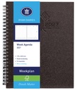 Agenda 2027 Ryam Weekplan Wire-o 7dagen/2pagina's zwart