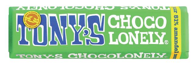 Barre chocolatée Tony's Chocolonely amande au sel marin 47g