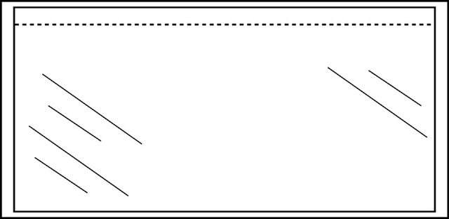Enveloppe note d’expédition CleverPack autocollant uni 230x110mm 100 piècess