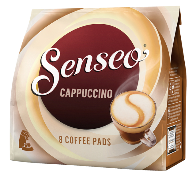 Dosettes Cappuccino Douwe Egberts Senseo 8 pièces